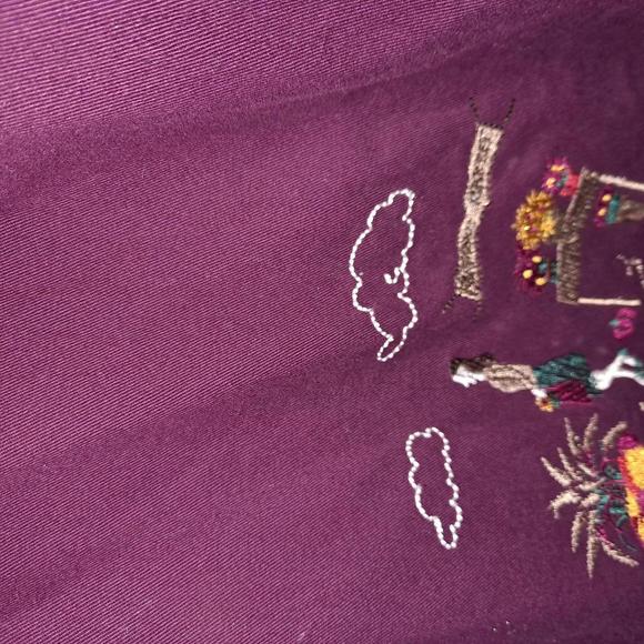 Breckenridge Embroidered Ladies‎ Walking Flowers Lightweight Jacket Size XL - Picture 3 of 7